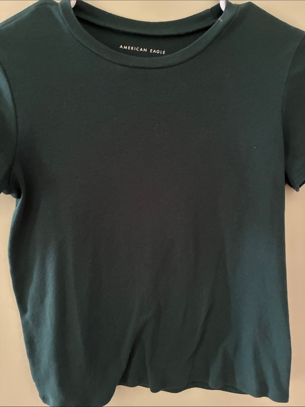 American Eagle Dark Green Crew Neck Tee